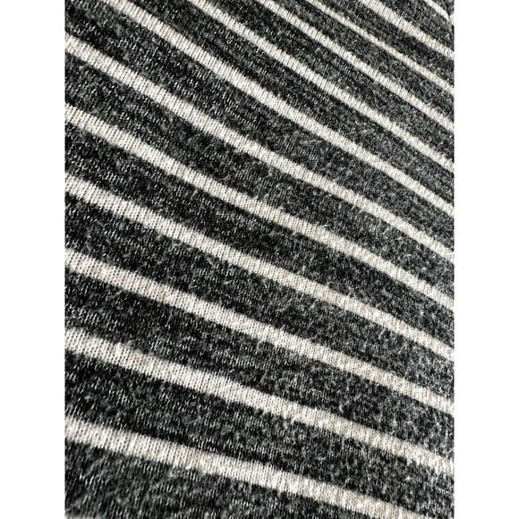 Torrid Item 16150259 Super Soft Stripe V-Neck High Low Tunic Gray White Size 2 - Picture 3 of 6